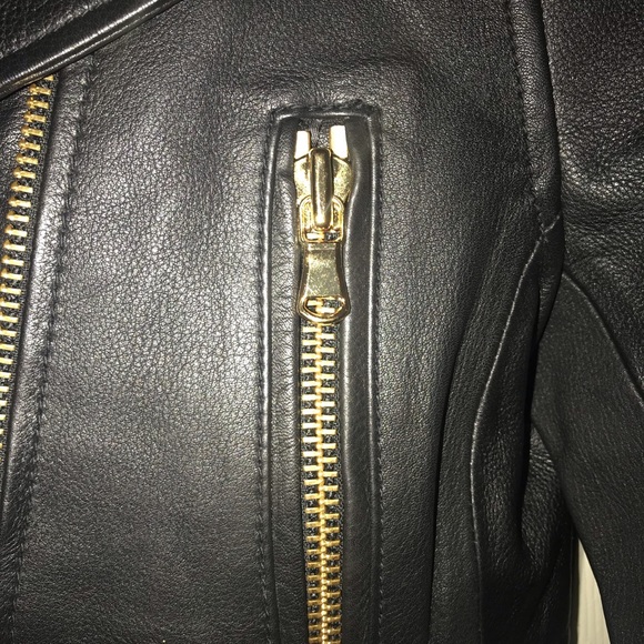 🎉SOLD ON EBAY🎉 - H&Moschino Black Leather Jacket (NWT) - Picture 4 of 9